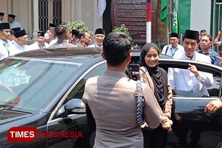Puncak Hari Santri 2023, Jokowi Bangga Indonesia Punya 36 Ribu Pesantren